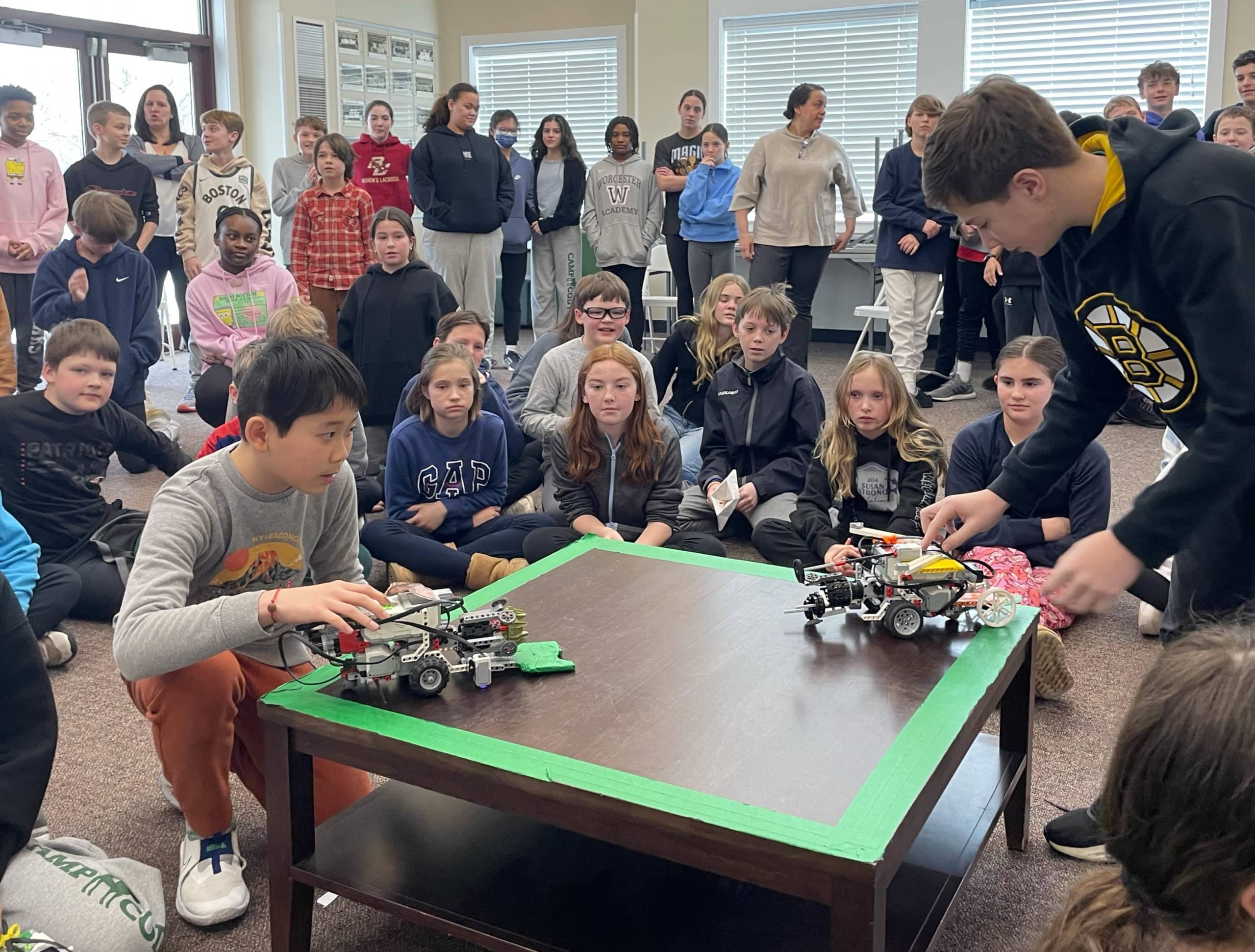 Grade 7 BattleBot Competition! Dedham Country Day School